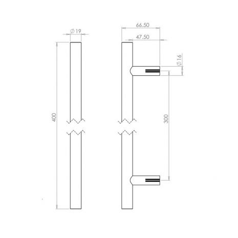 400mm x 19mm